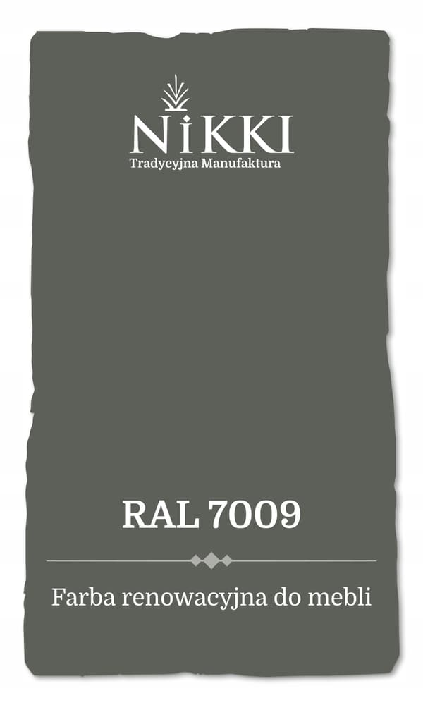 Maling til køkkenskabsfronter Grågrøn RAL7009 Glans 2,5L