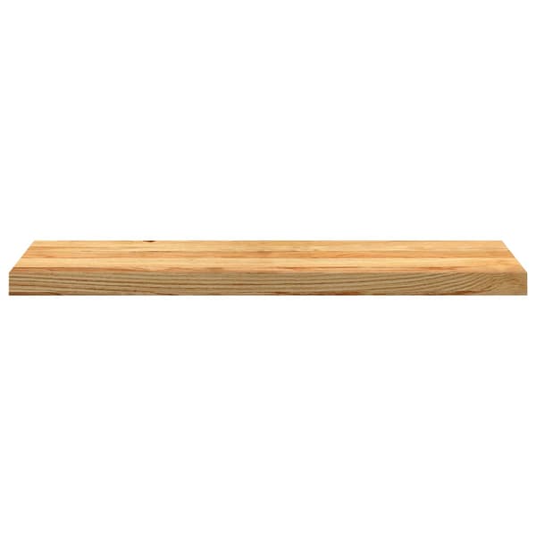 vidaXL trappetrin, 2 stk. brun 90x30x2 cm massivt egetræ