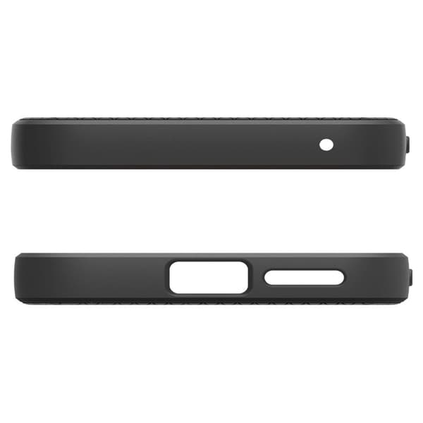 Spigen Liquid Air -suojakuori Google Pixel 9a:lle (mattamusta)