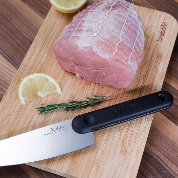 Kockkniv - Svart / Trebonn