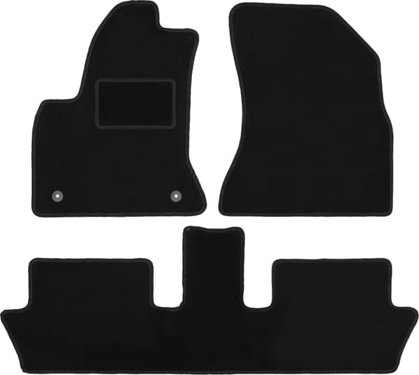Velourmattor set för Citroen C4 Picasso I minivan (2006-2013)
