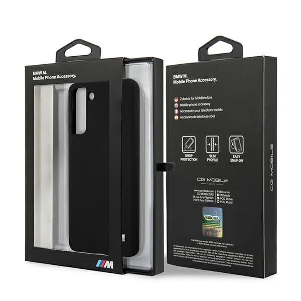 Etui BMW BMHCS21MMSILBK S21+ G996sort/sort silikone M Collection