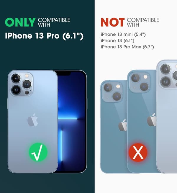 FODRAL TILL APPLE IPHONE 13 PRO MAX TRANSPARENT SKYDDSFODRAL FÖRSTÄRKT