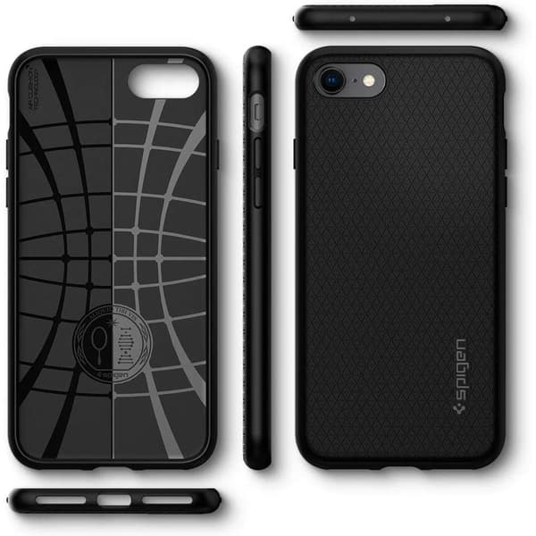 SPIGEN LIQUID AIR IPHONE 7/8/SE 2020/2022 SVART