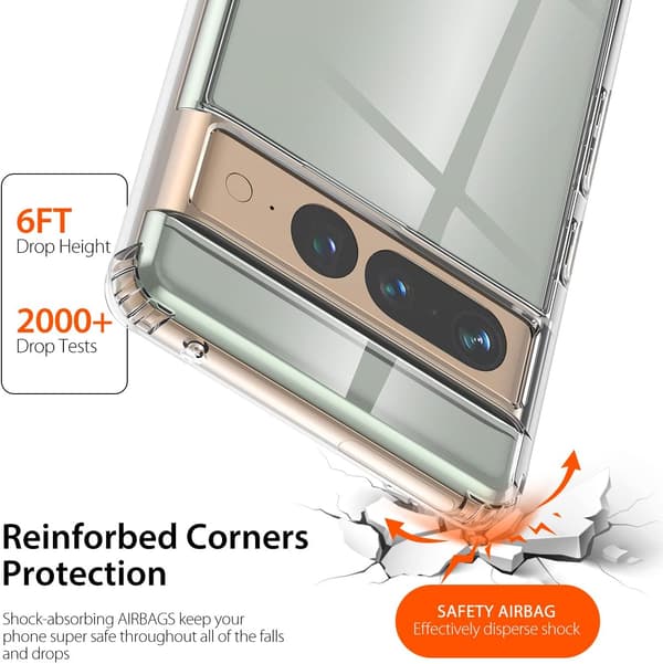 GOOGLE PIXEL 7 PRO MOBILSKAL TRANSPARENT