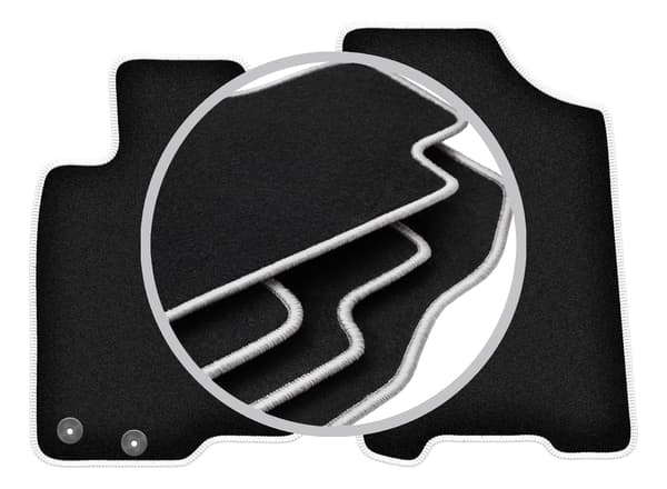 CARLUX-SILVER bilmåtter til: Nissan Navara IV pickup (2014-)
