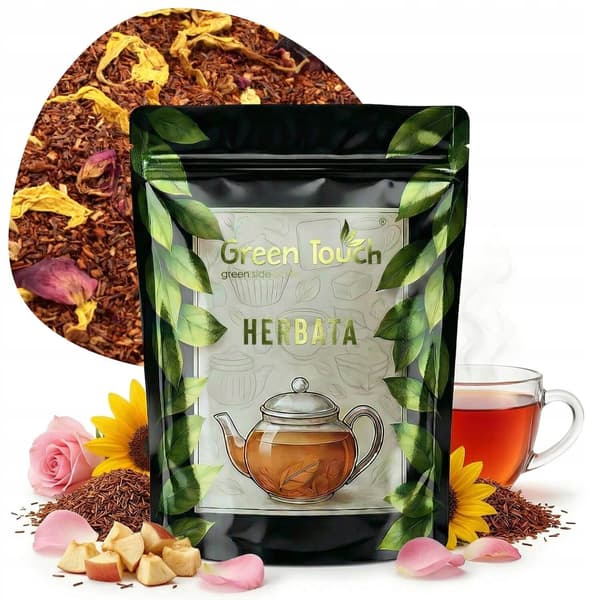 Rooibos te Afrikas blomma 50 g äpple ros solros koffeinfri