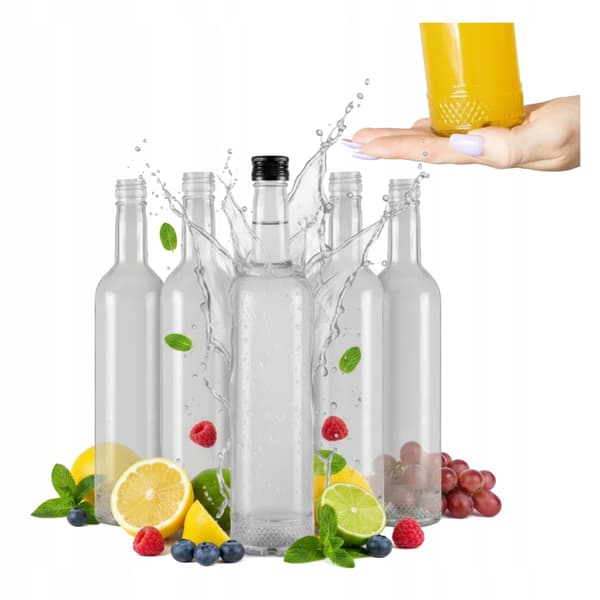 40 kpl lasipulloja CRYSTAL 500 ml PULLO MOONSHINE-LIKÖÖRIVODKAAN