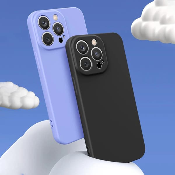 Silikonikuori iPhone 14 Plus -silikonikotelo mintinvihreä