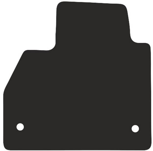 Polyamid gummierad förarmatta för Renault Kangoo II kombivan 2013-