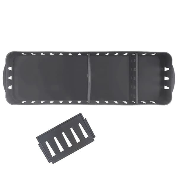 Grå organizer för kryddor 32x10,5x7 cm