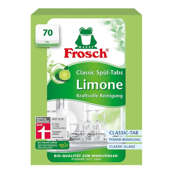 FROSCH Classic Eco Tabs Citron diskmaskinstabletter 70 st.