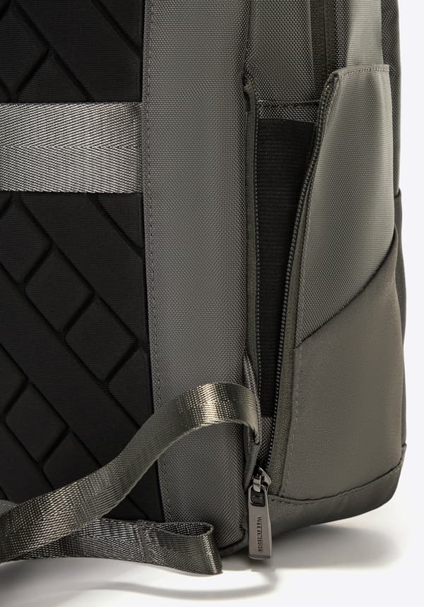 Wittchen Herr 15.6" Laptopryggsäck, Rak, för flyg, Grå, Grå Polyester