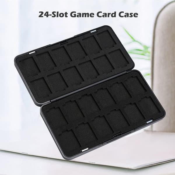 SORT ÆSKE TIL SPILKORT TIL NINTENDO SWITCH 24 SLOTS