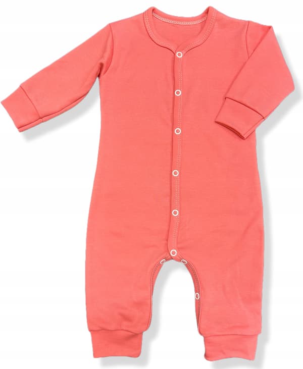 Rompers 86 Knappet Romper Romper Uden Fødder Romper Pyjamas Koral