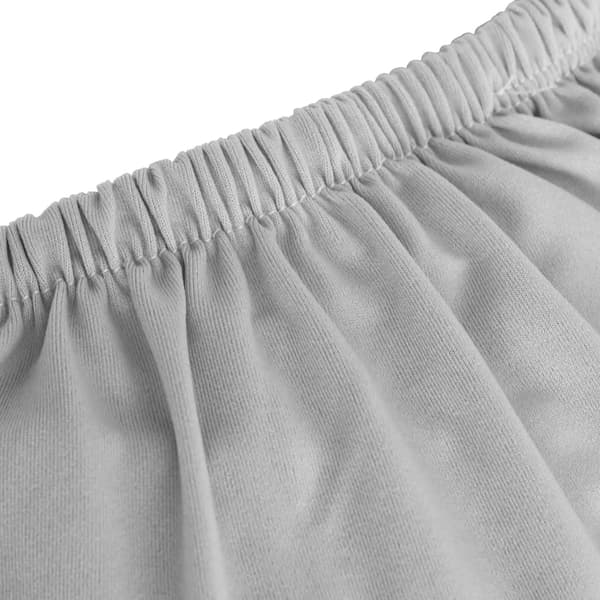 vidaXL Joustava sohvanpäällinen harmaa jersey