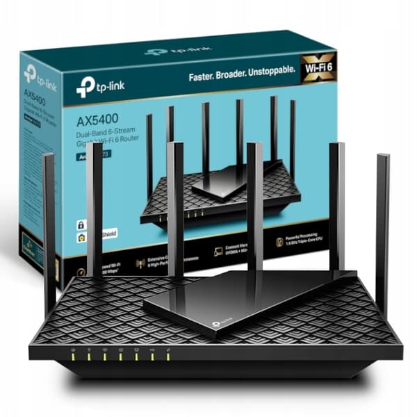 TP-LINK Archer AX73 Wi-Fi 6 router, 5400 Mb/s, USB 3.0