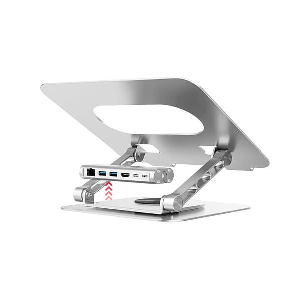Unitek D1109B01 Laptop-stativ med USB-C-hub