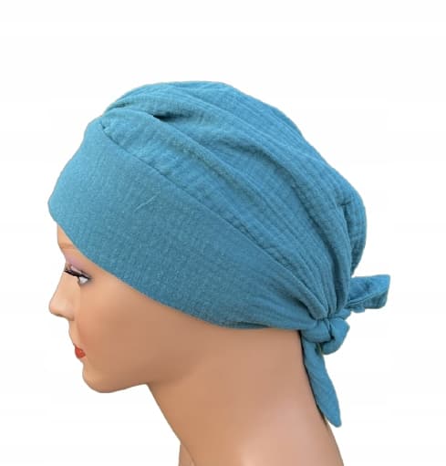 Damhuvudduk Tess 005 muslinturban, även efter kemoterapi