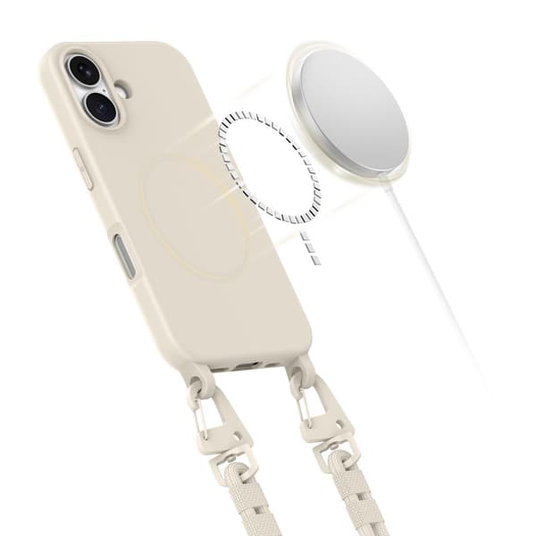 TECH-PROTECT MAGNÆSKE MAGSAFE IPHONE 16 COSMIC LATTE