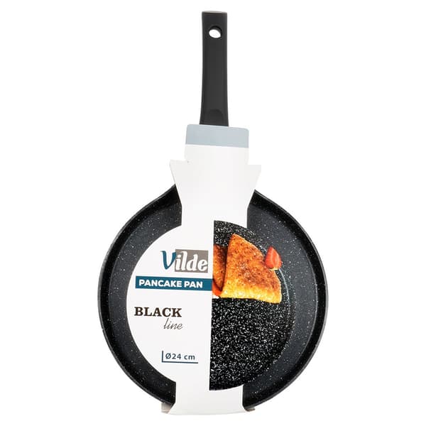 Graniittinen ohukaispannu BLACK LINE 24 cm