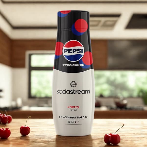 Sæt med 3 siruper til Sodastream Pepsi Max Cherry + Lemon Lime + Mirinda
