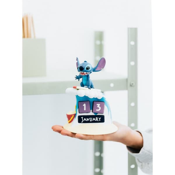 Disney Stitch - 3D-evighetskalender från Surfer-kollektionen