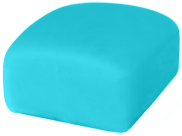 Babyblå plastglasyr 250g 1-pack.
