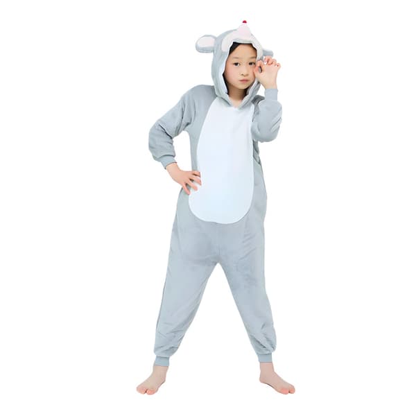 Mickey Mouse Kigurumi Pyjamas Kostume 135-145cm