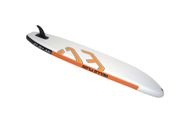 HYDRO STAR SUP BOARD HELLO PLUS TIL SVØMNING, OPPUSTELIG, ORANGE, 320 cm