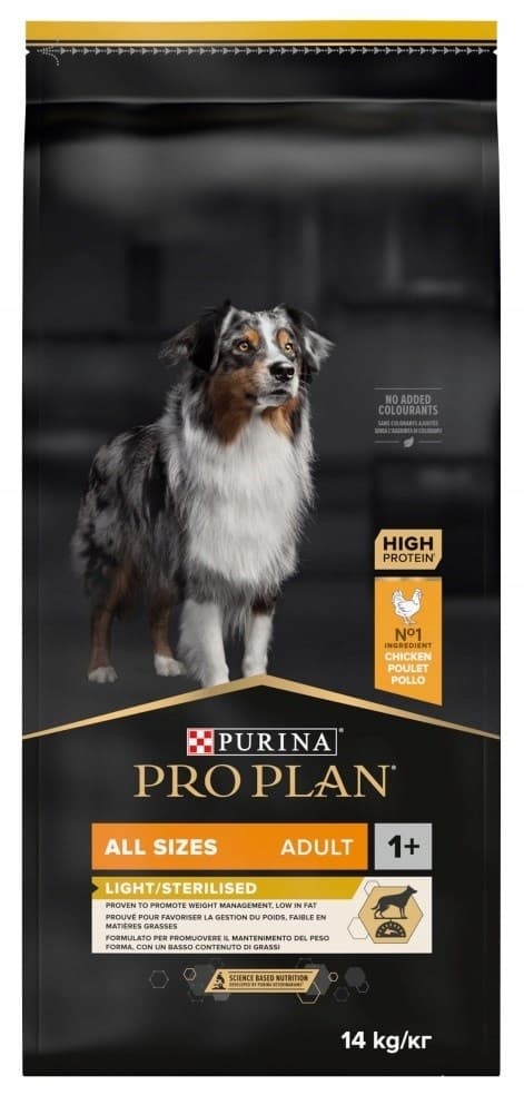 PURINA PRO PLAN torrfoder för vuxna hundar 14 kg