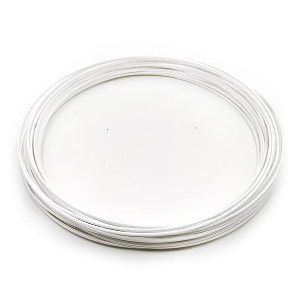 Metalkransbøjle - hvid - 30 cm