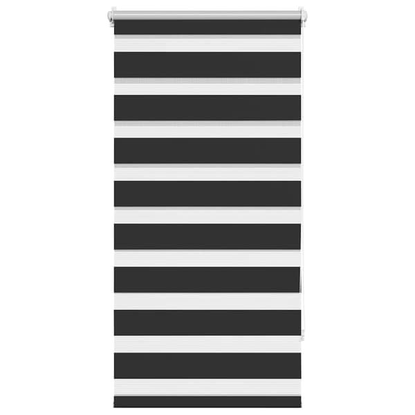 Rullgardin Zebra 80 x 150 cm svart