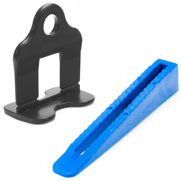 SIMPLEFIX NIVELLERINGSSYSTEM 500+100+KLEMME, FUGE 1mm, FARVE SORT