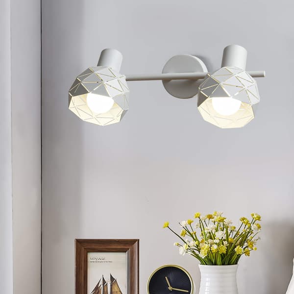 REUS 2 E14 VIT LJUS PRESTIGE LP-8069/2WS VIT STRÅLKASTARE