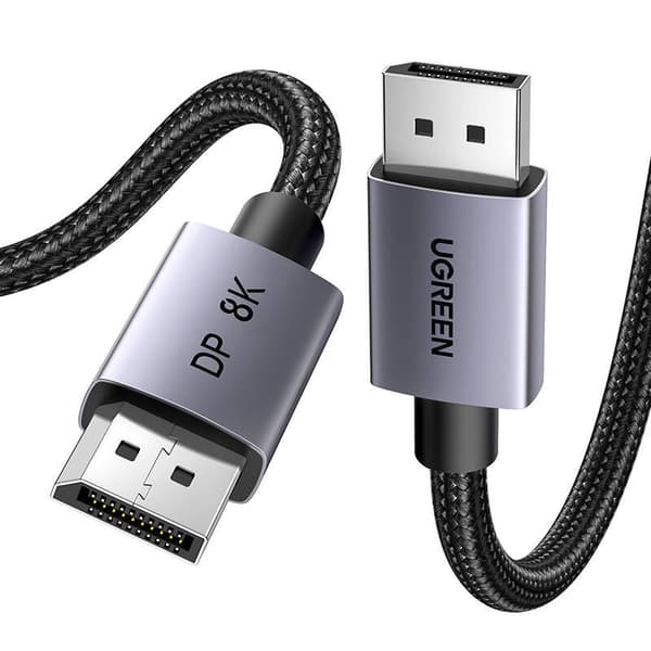 DisplayPort 1.4 -kaapeli Ugreen DP120, 8K 60Hz, 32.4Gbps, 1m (musta)