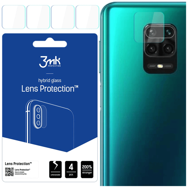 Xiaomi Redmi Note 9 Pro Max - 3mk linsskydd