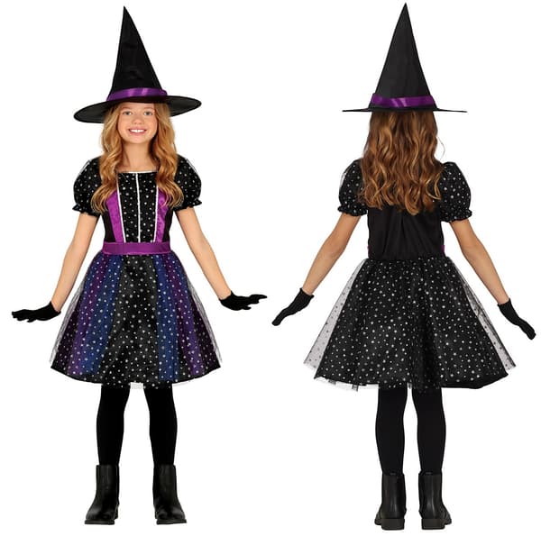 Halloween Heksekostume 3-4 år