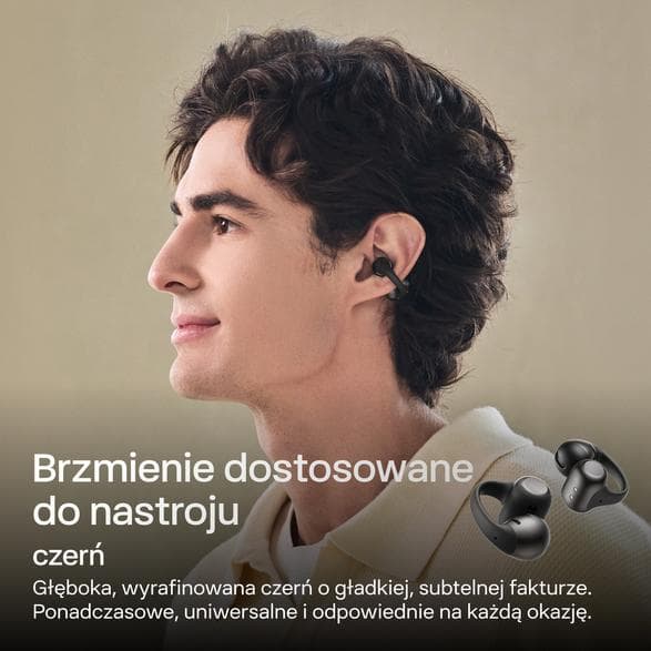 SHOKZ OpenDots 2 Air Hovedtelefoner Sort