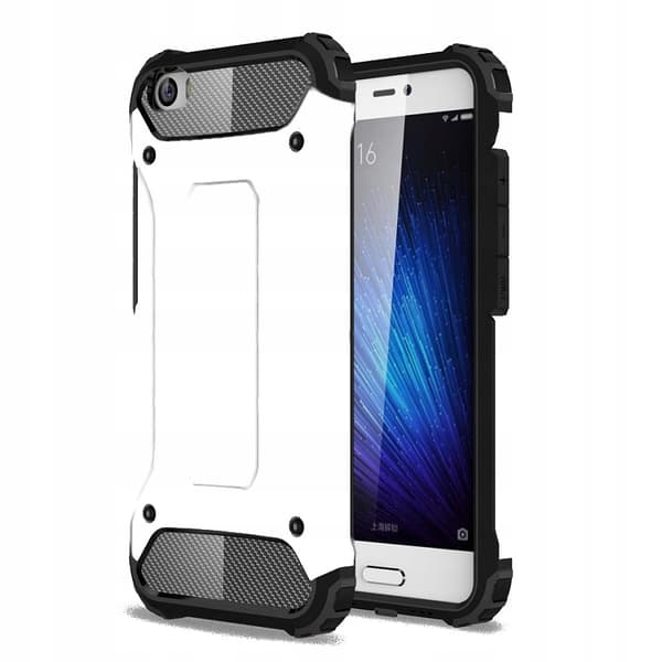 Armored Case For Xiaomi Redmi 4A Armor Case Hårt Bakstycke Vit