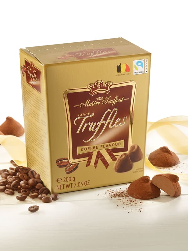 MaitreTruffout belgiska kaffetryfflar 200 g