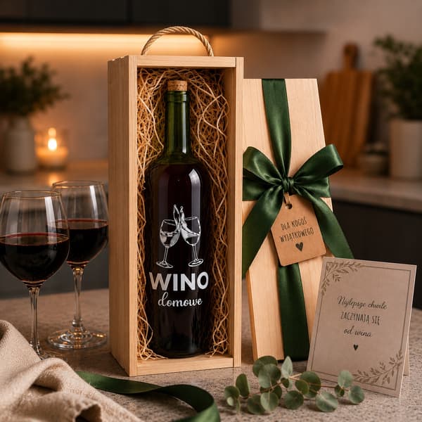 10x Vinflaskor med tryck, hemvin, grön vinflaska, 0,75l