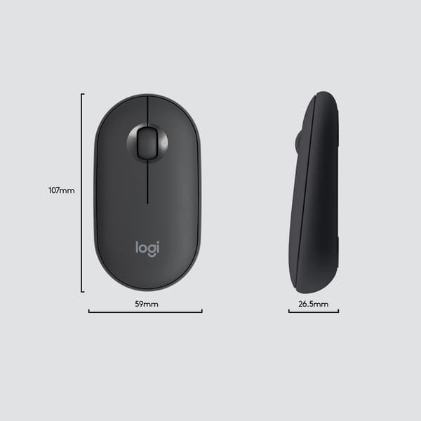 Logitech MK470 Graphite Langaton Näppäimistö ja Hiiri -setti