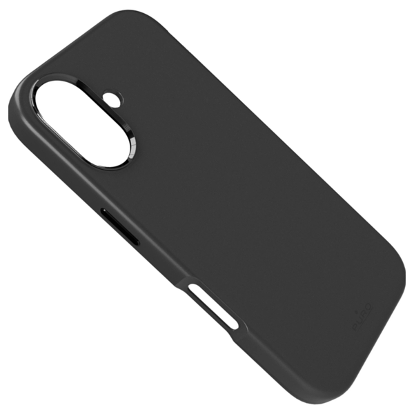 Puro Icon Mag Pro MagSafe Silikone Etui til iPhone 16 Plus - Sort