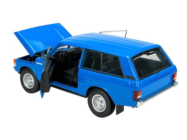 WELLY 1970 LAND ROVER RANGE ROVER BLÅ 1:24 24128