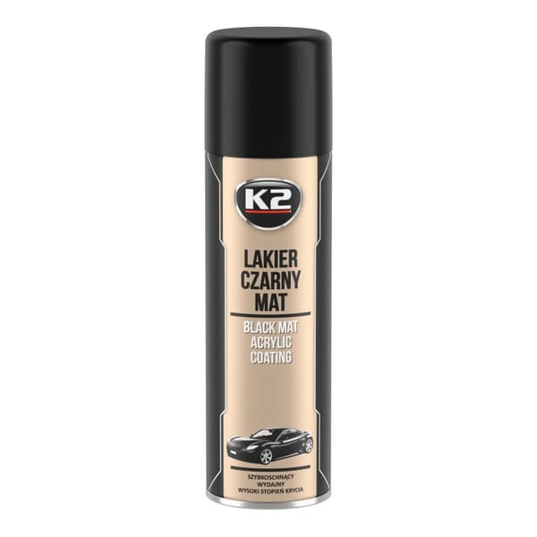 007803 K2 L340 Lack Svart Matt 500ml