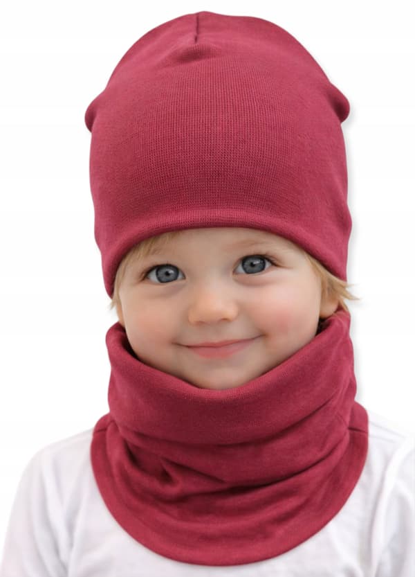 Set MÖSSA + HALSDUK 56-62-68 babyset 34/38 VÅRKÖRSBÄR