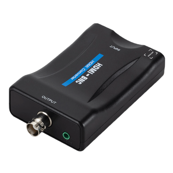 HDMI-BNC-muunnin + 3,5 mm ääni-JACK