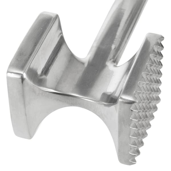 Dobbeltsidet stål kødhammer 26,5 cm