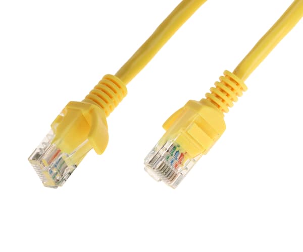 Patchkabel RJ45/0,5-gul 0,5 m